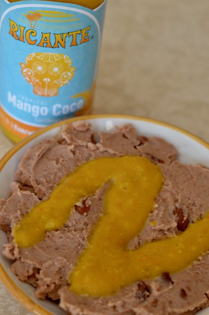 Spicy Mango Refried Beans recipe