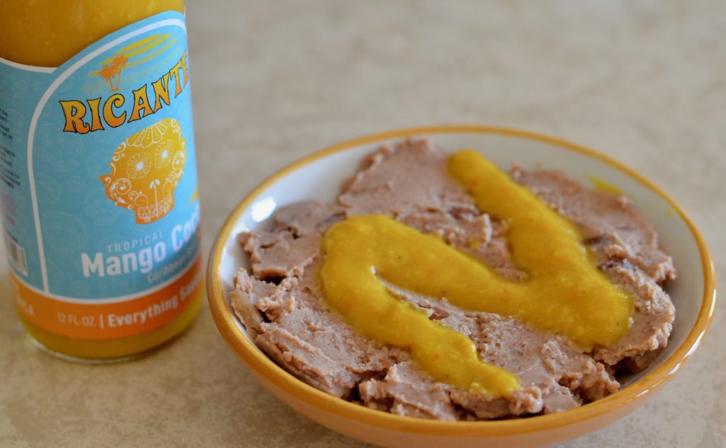 Spicy Mango Refried Beans