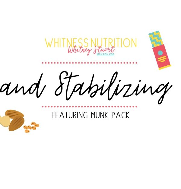 Smart and Stabilizing Snacks with Munk Pack