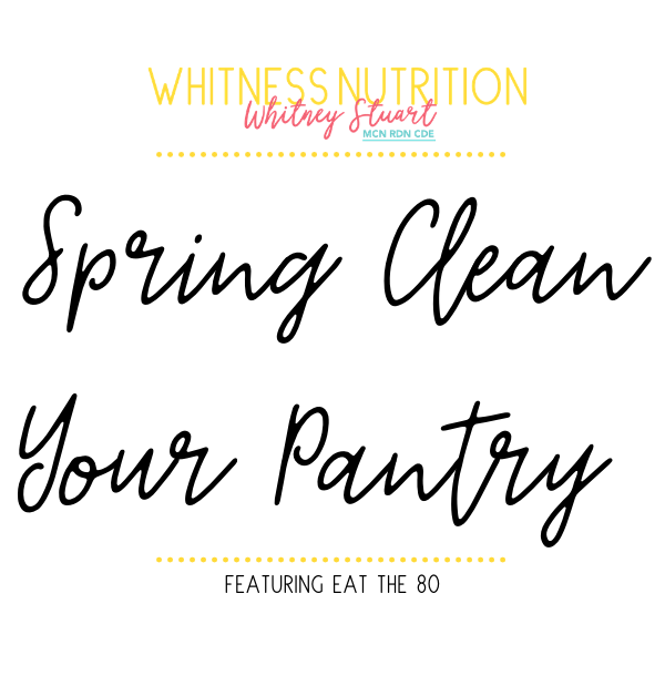 Spring Clean your Pantry