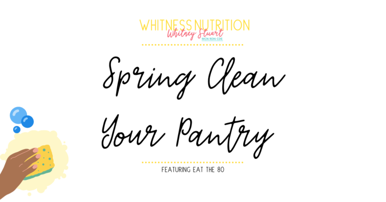 Spring Clean your Pantry