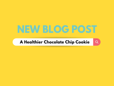 a healthier chocolate chip cookie