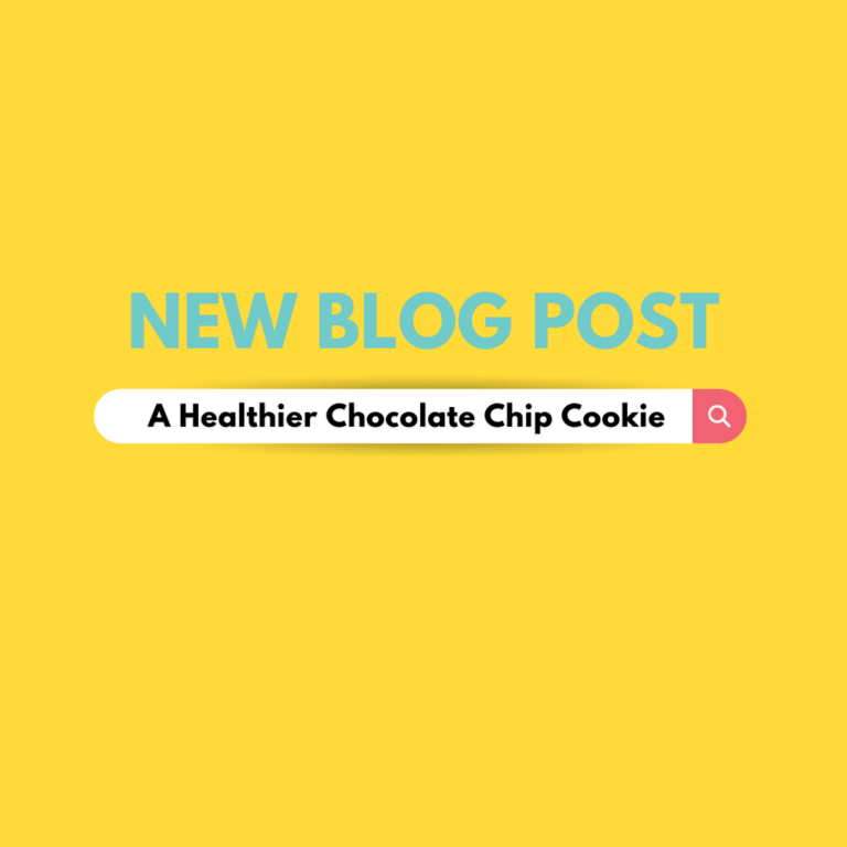 a healthier chocolate chip cookie