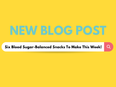 blood sugar balanced snacks