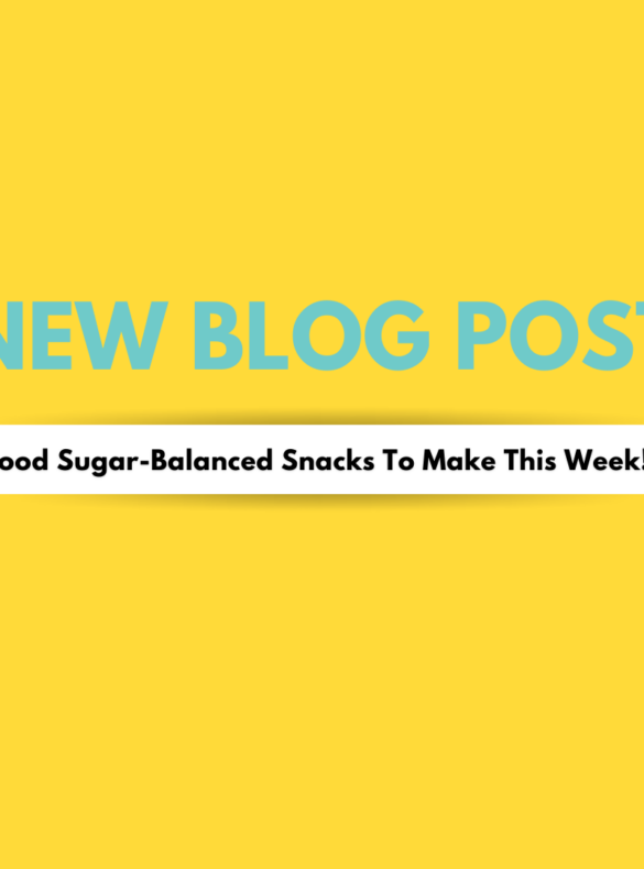 blood sugar balanced snacks