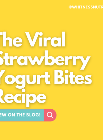 viral strawberry yogurt bites