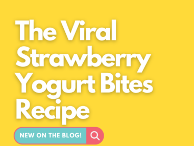 viral strawberry yogurt bites