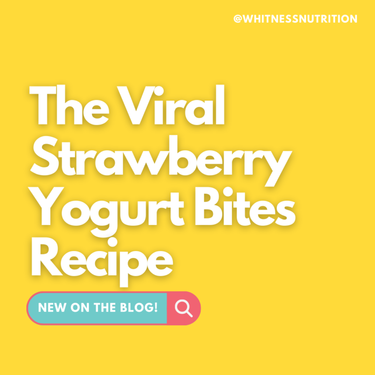 Viral Strawberry Yogurt Bites Recipe