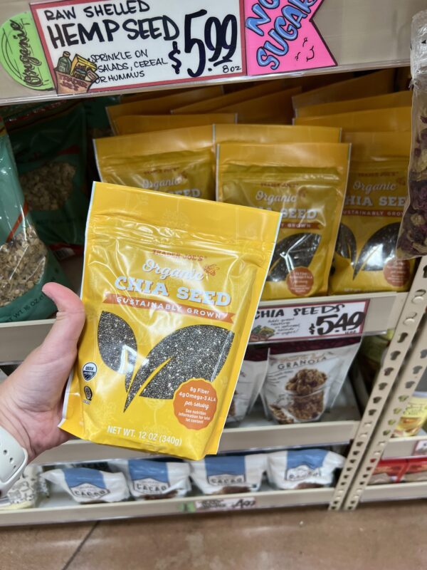 chia seeds at trader joes