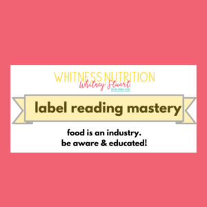 label reading