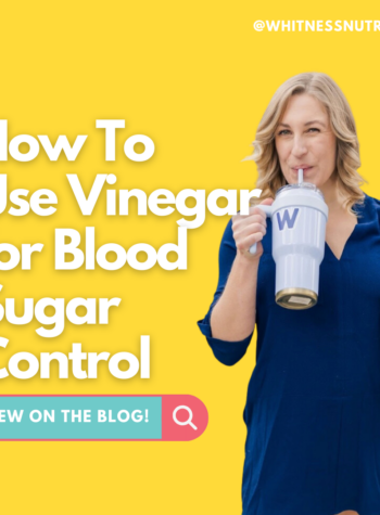vinegar for blood sugar
