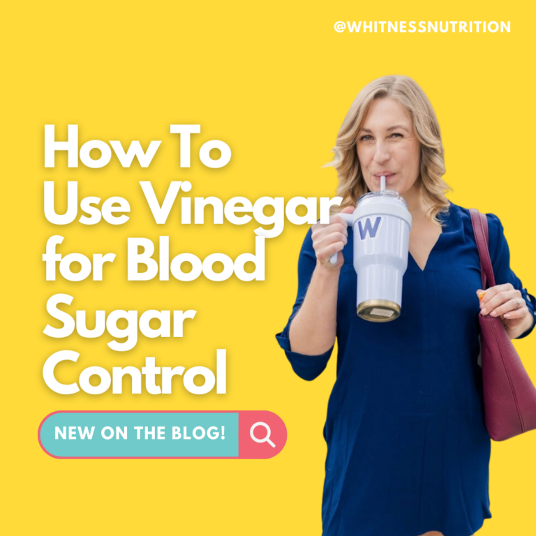 vinegar for blood sugar
