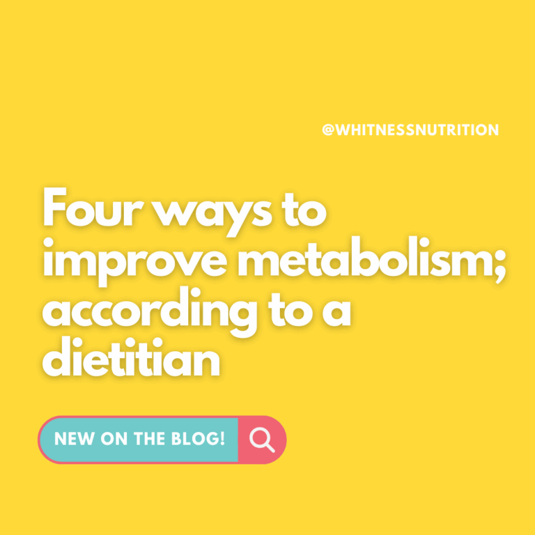 improve metabolism