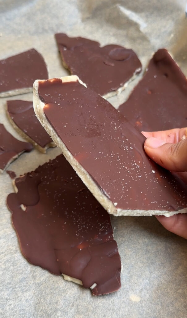 viral dark chocolate bark 