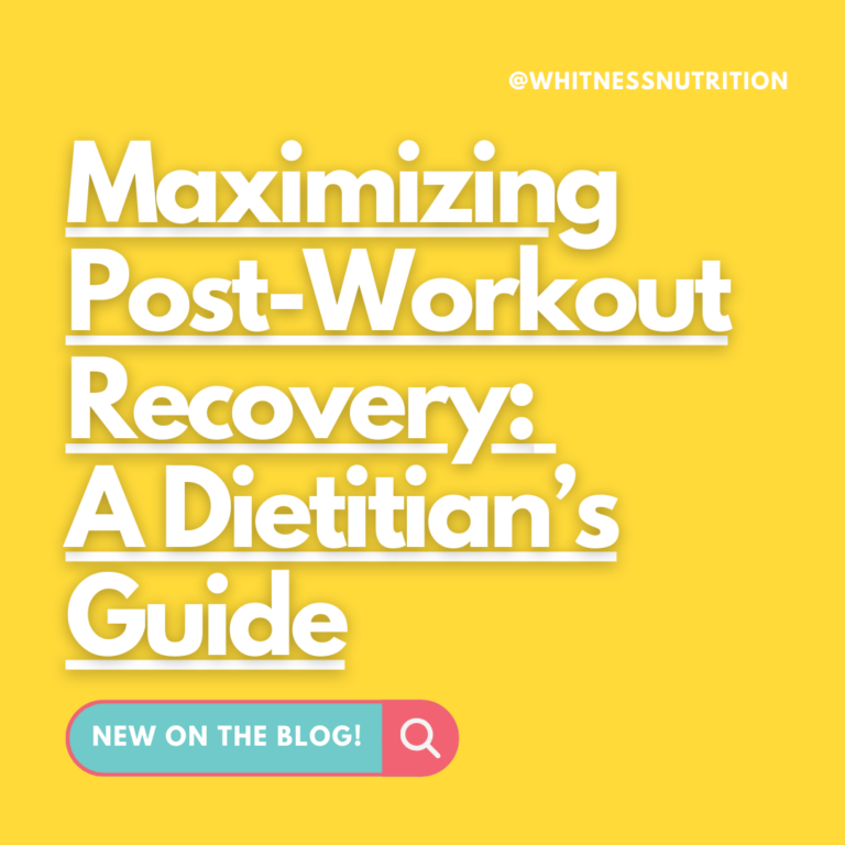 maximizing post-workout recovery