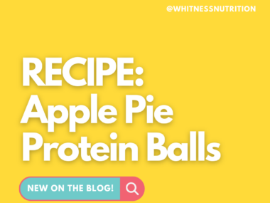 Apple Pie Protein Balls Recipe