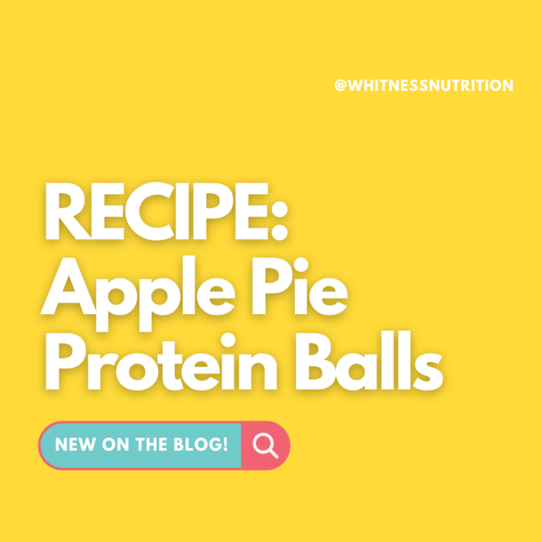 Apple Pie Protein Balls Recipe