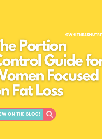 portion control guide for women focused on fat loss