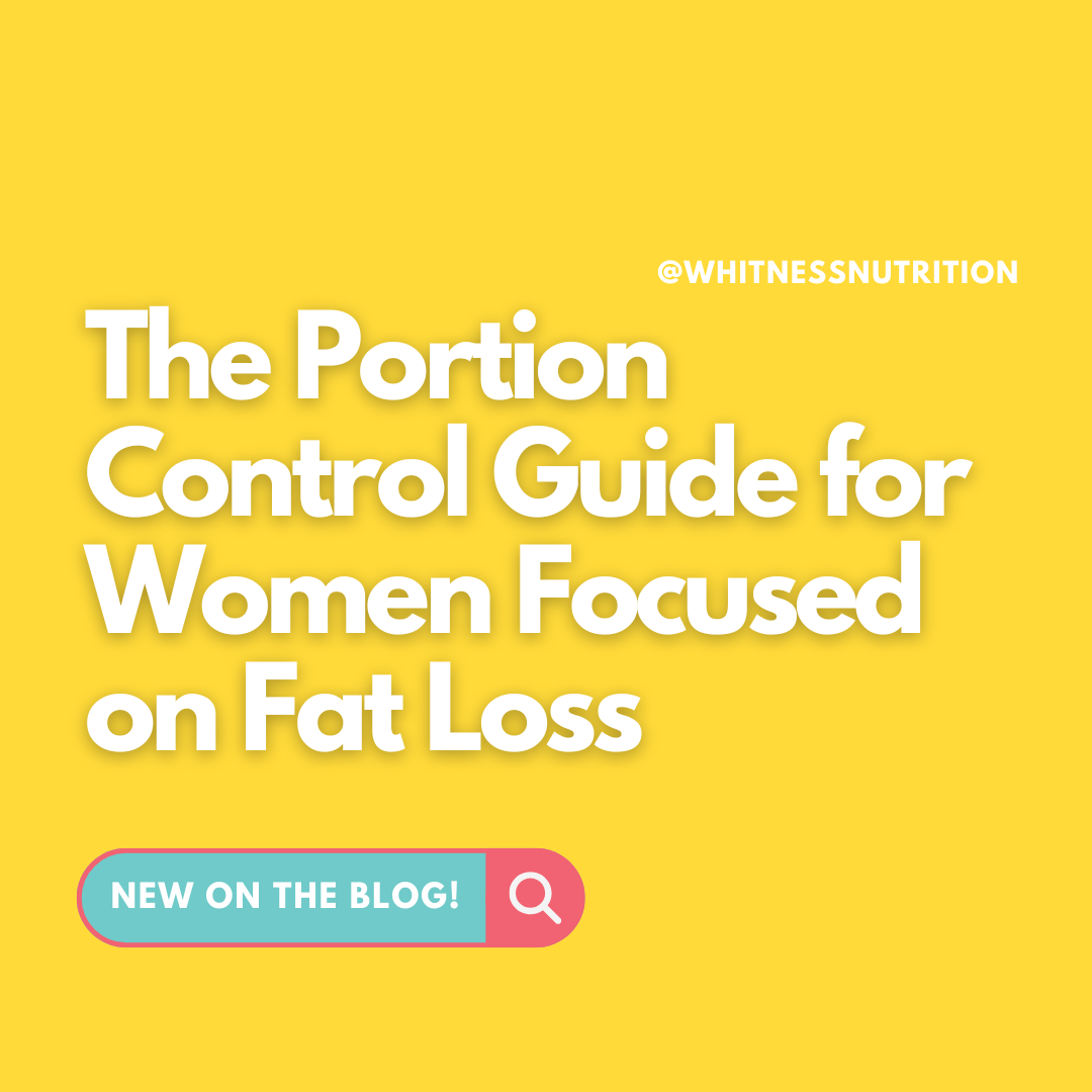 portion control guide for women focused on fat loss