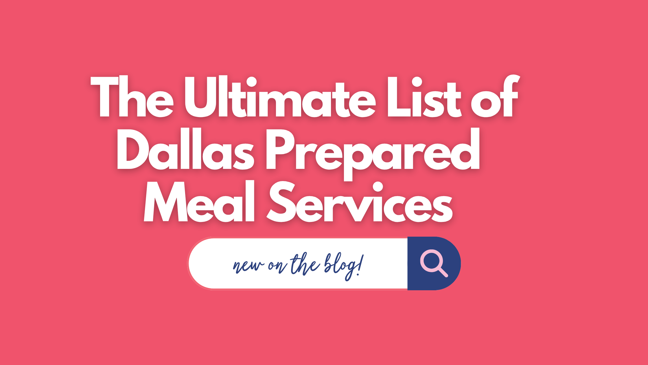 dallas prepared meals