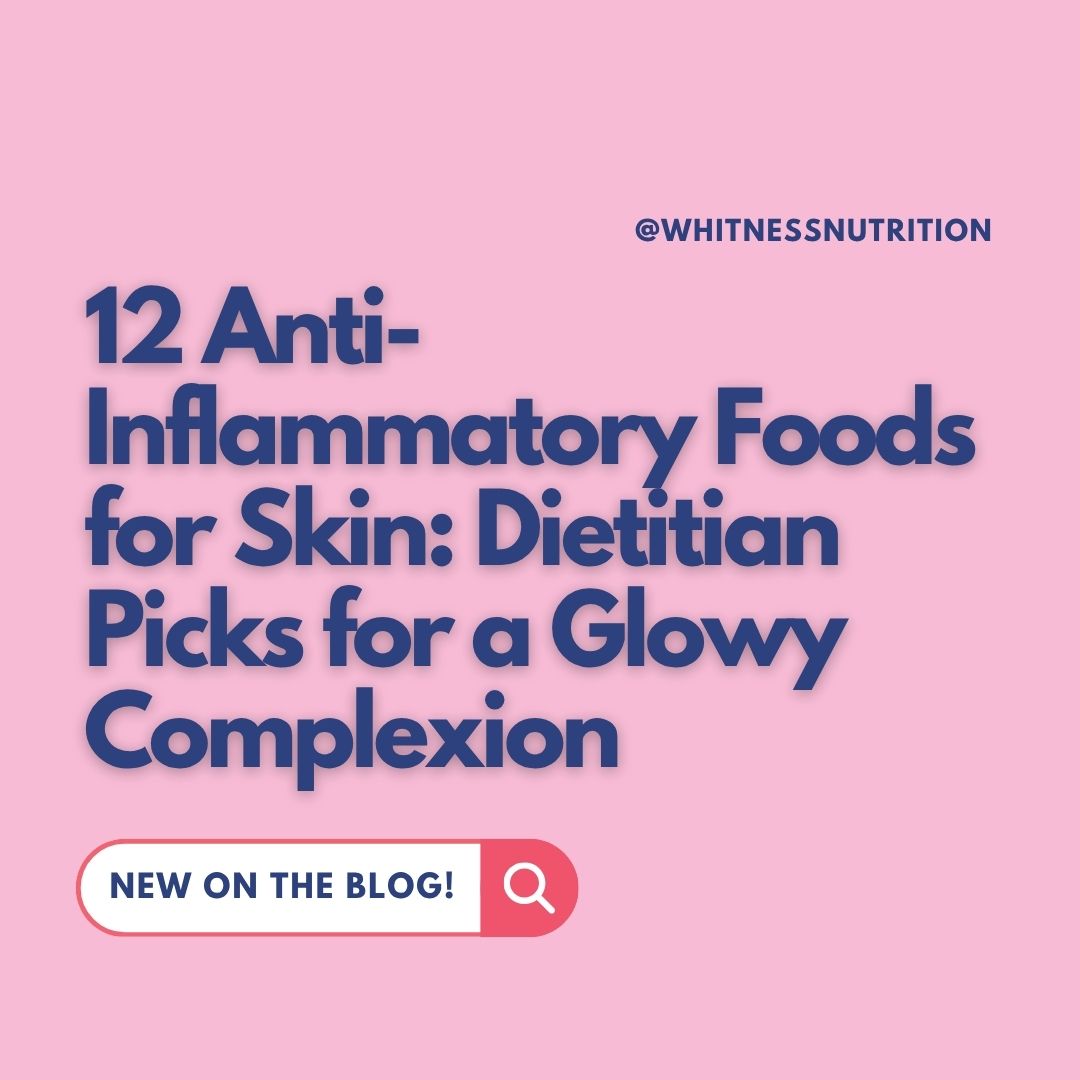 Anti-inflammatory foods for skin