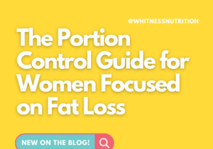portion control guide for women focused on fat loss